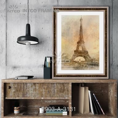 2903-A-3131 — 6.18cm Silver PS Picture Frame Moulding
