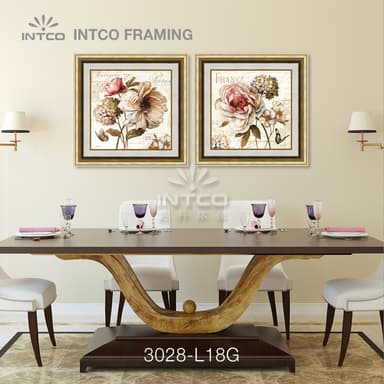 antique gold picture frame moulding