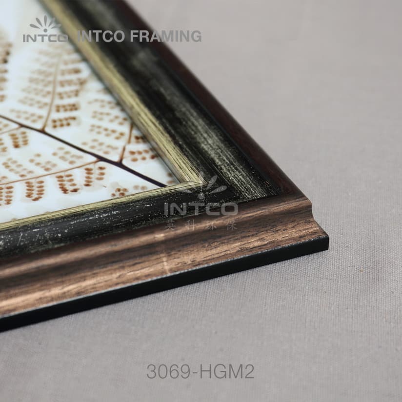 3069-HGM2 — 4.04cm Silver PS Picture Frame Moulding