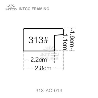 INTCO 313# PS picture frame moulding profile