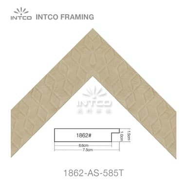 molding for bathroom mirror