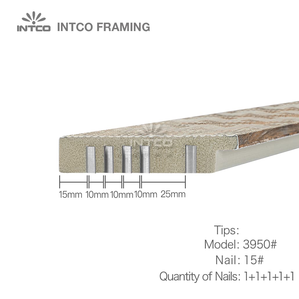Tips for nailing 3950 series PS mouldings