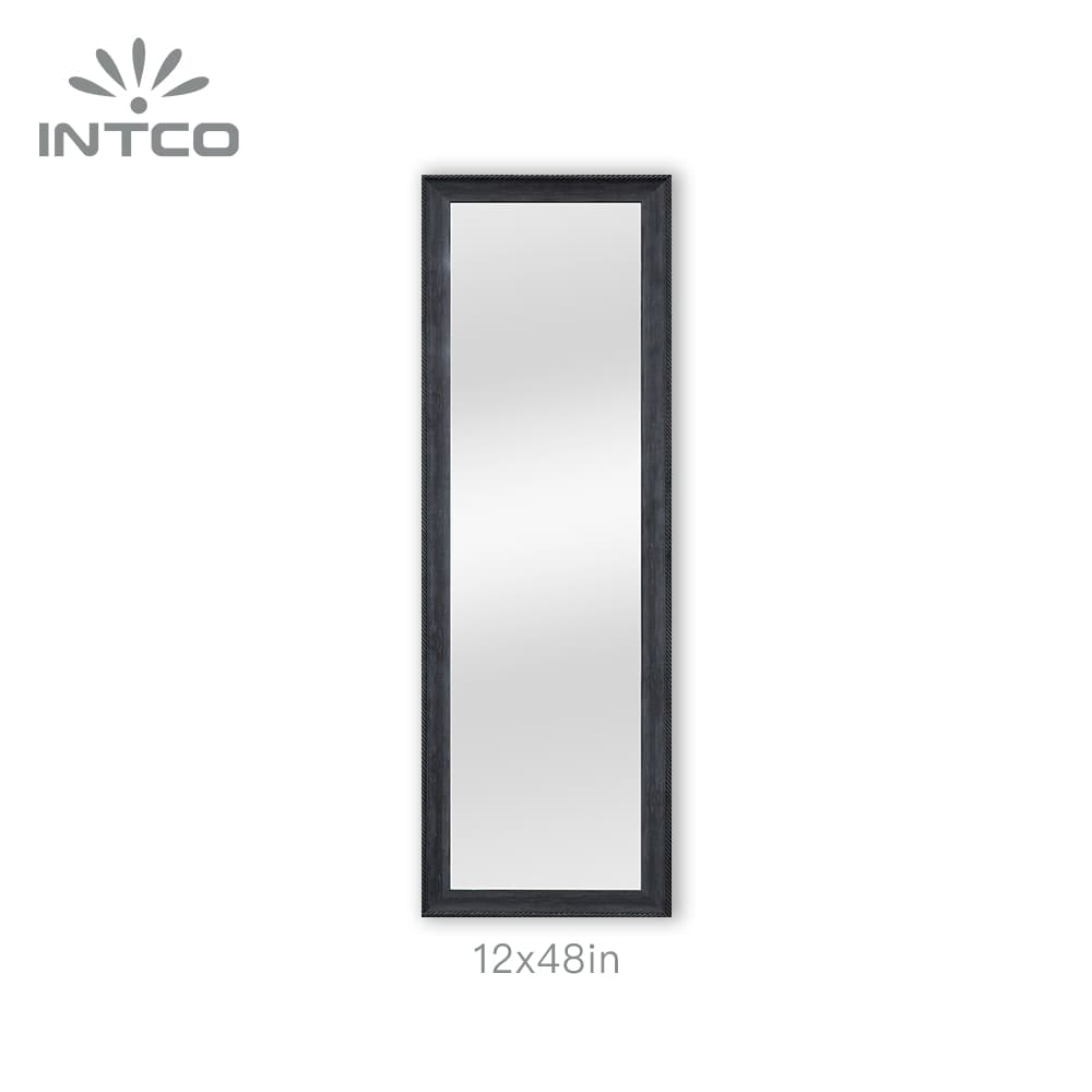 12x48in classic framed wall mirror