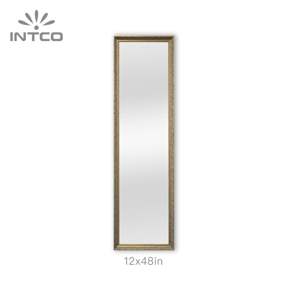 12x48 gold antique full length mirror frame