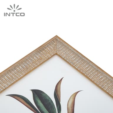 Custom gold whitewash picture frame moldings