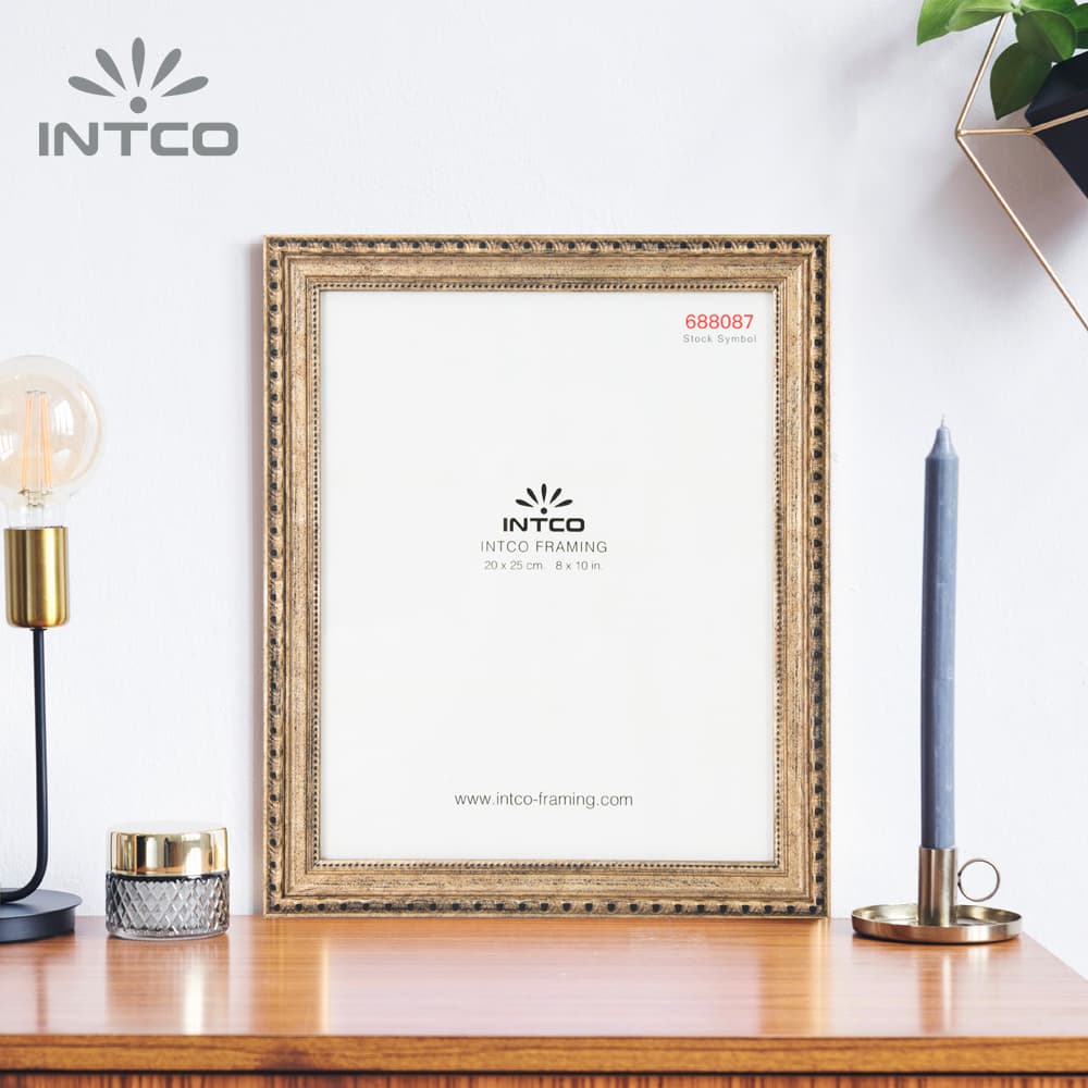 Gold classic antique photo frame ideas for home decor
