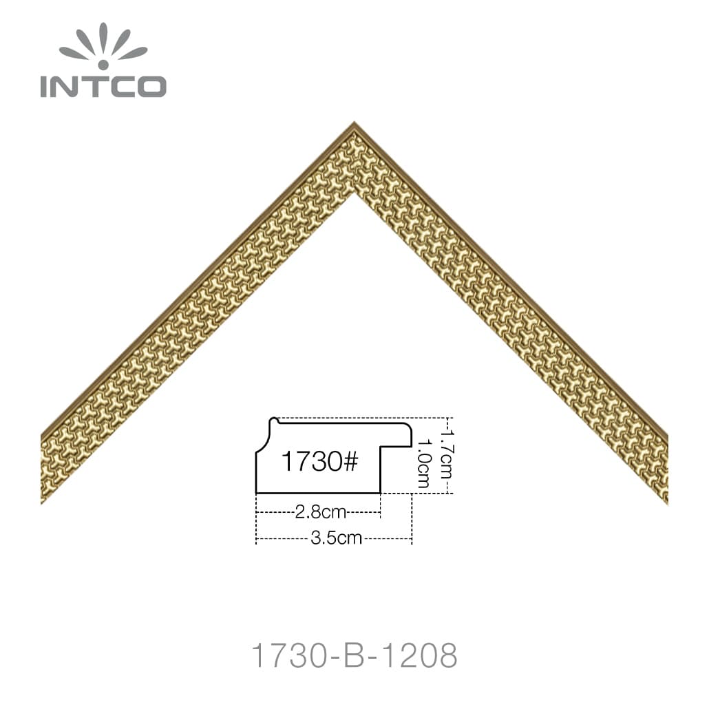 gold unfinished classic picture frame moulding