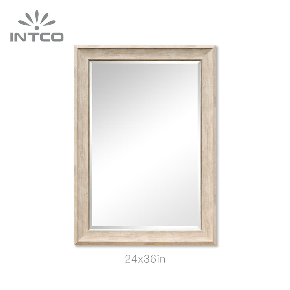 24x36in rustic wood wall mirror