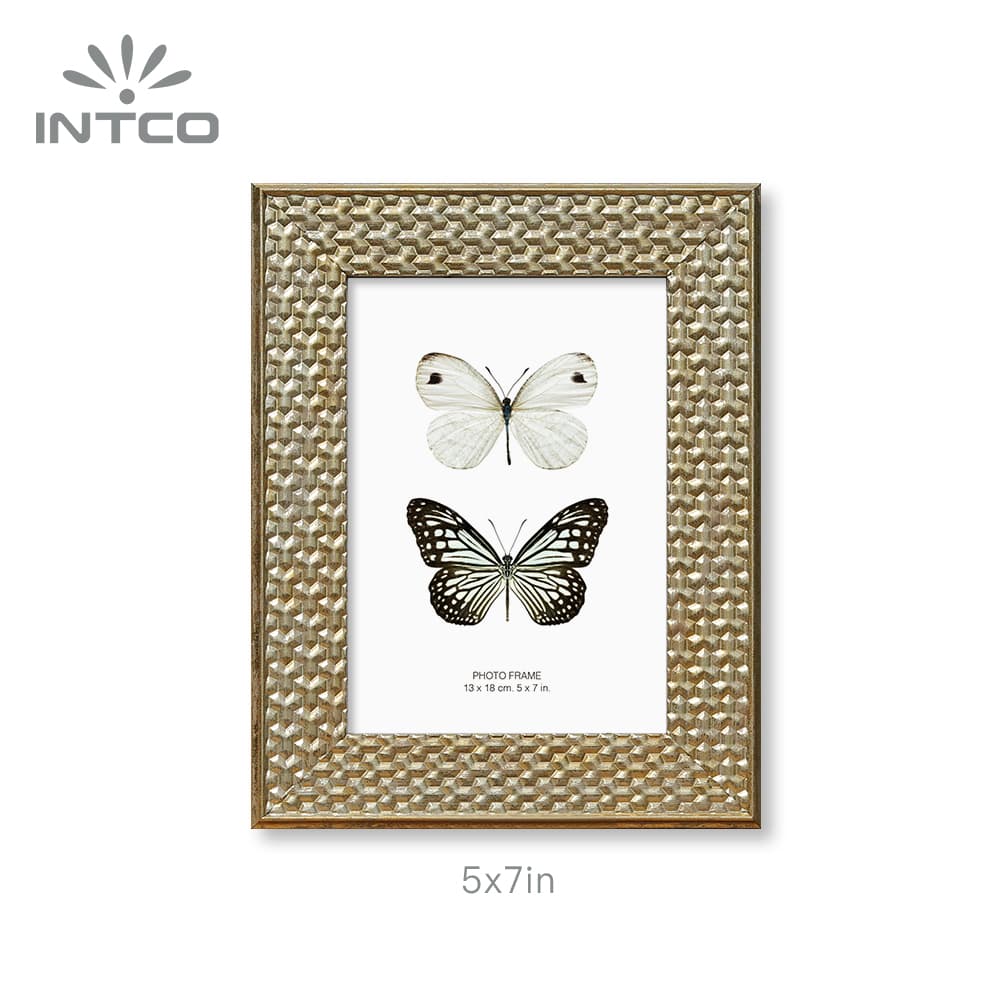 5x7in classic gold embossed picture frame