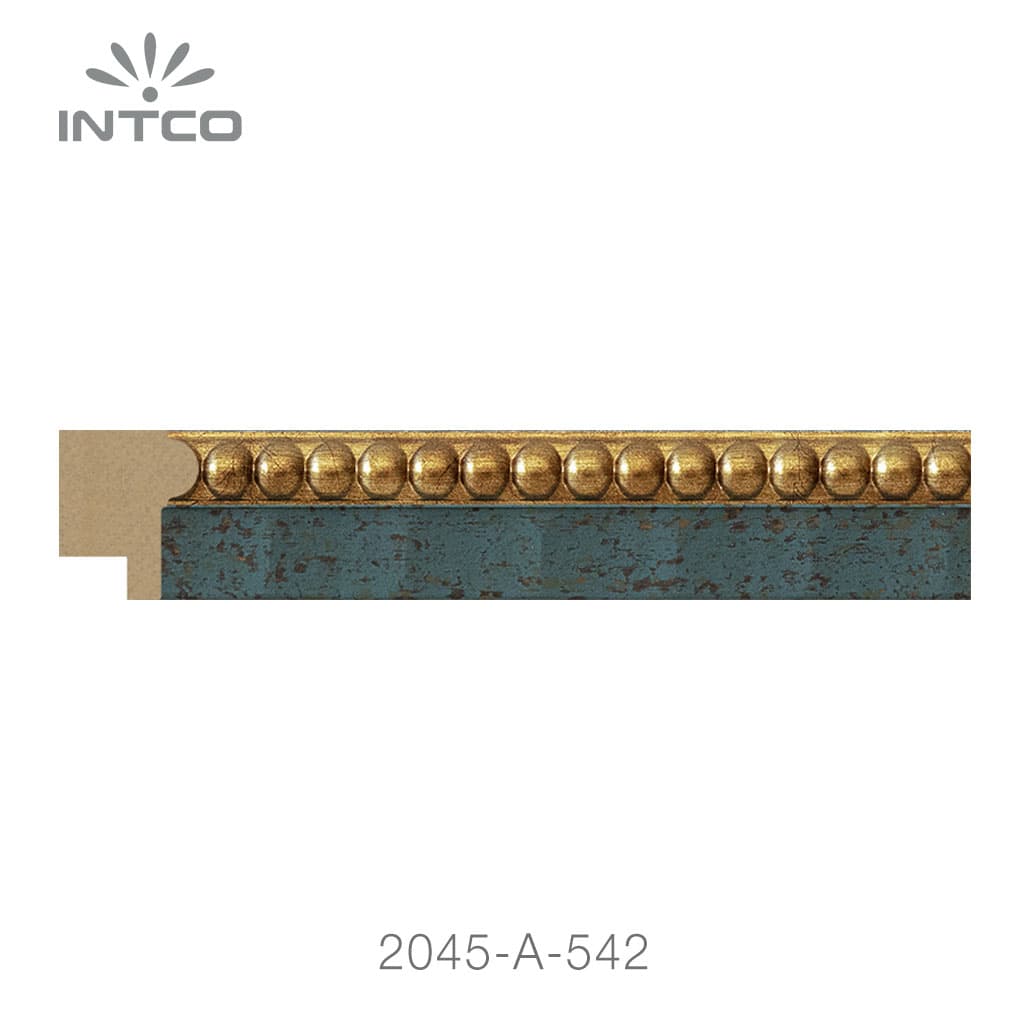 2045-A-542 — 2.8cm Gold PS Picture Frame Moulding