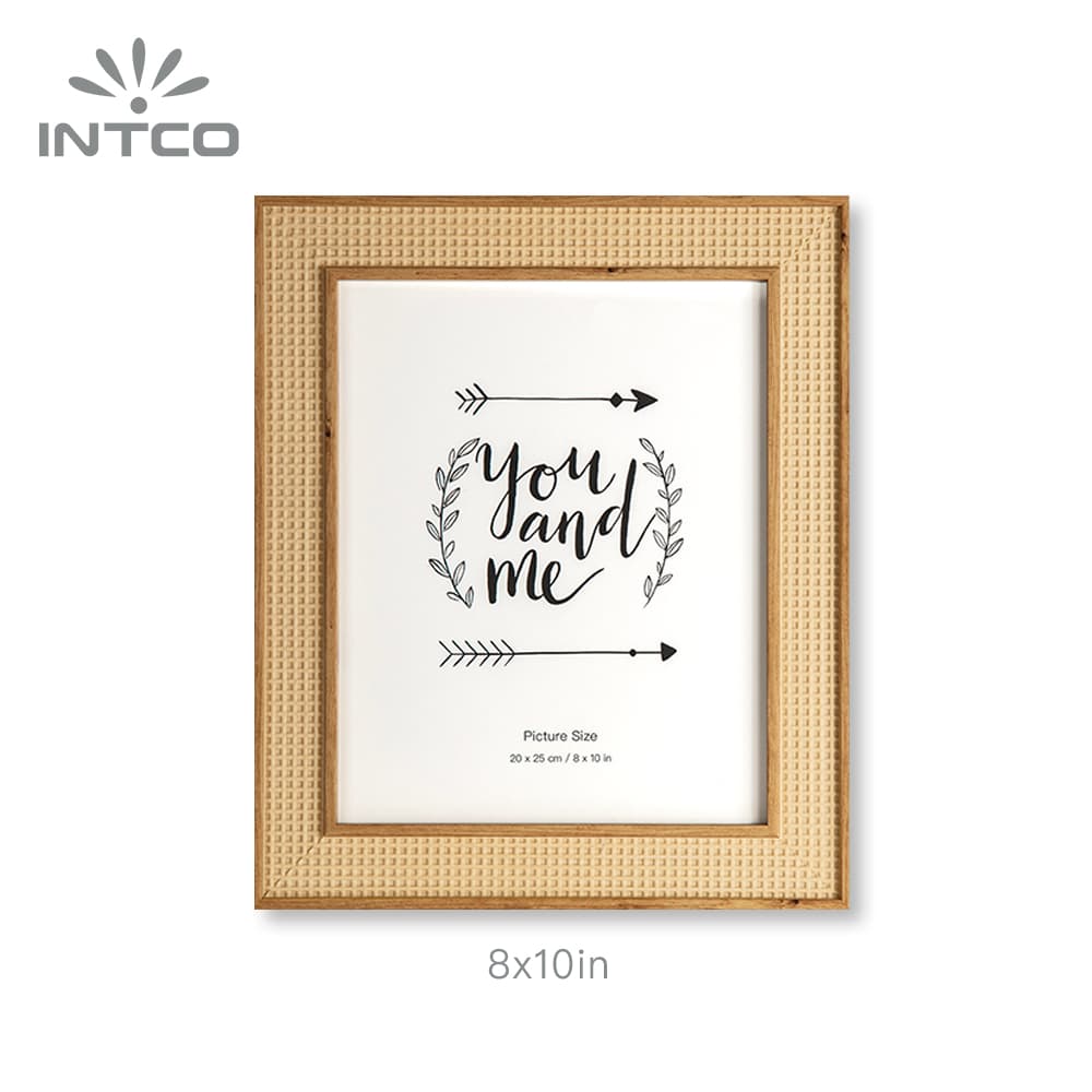 classic rattan photo frame