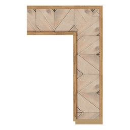 Ps Picture Frame Moulding,2688-05232T,10.1W NATURAL Picture Frame Moulding