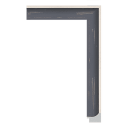 Ps Picture Frame Moulding,3500-1275T,2.81W BLACK Picture Frame Moulding