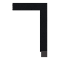 Ps Picture Frame Moulding,449-06T,3.86W BLACK Picture Frame Moulding