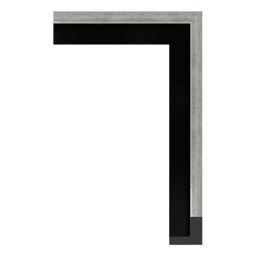 Ps Picture Frame Moulding,454-A104S,4.44W SILVER Picture Frame Moulding