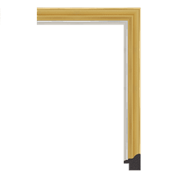 Ps Picture Frame Moulding,6180-8093,2.71W GOLD Picture Frame Moulding