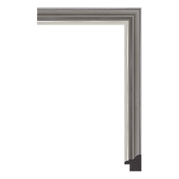 Ps Picture Frame Moulding,6180-8094,2.71W SILVER Picture Frame Moulding