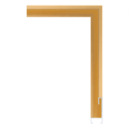 Aluminum Picture Frame Moulding,AL002-Golden,1.6W GOLD Picture Frame Moulding