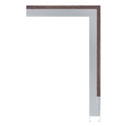 Aluminum Picture Frame Moulding,AL002-23WV,1.6W NATURAL Picture Frame Moulding