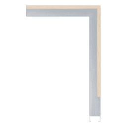 Aluminum Picture Frame Moulding,AL002-26WV,1.6W NATURAL Picture Frame Moulding