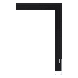 Aluminum Picture Frame Moulding,AL002-BB,1.6W BLACK Picture Frame Moulding