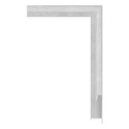 Aluminum Picture Frame Moulding,AL025-BS,1.6W SILVER Picture Frame Moulding