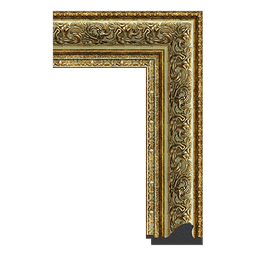 Ps Picture Frame Moulding,1539-2005,9.36W GOLD Picture Frame Moulding