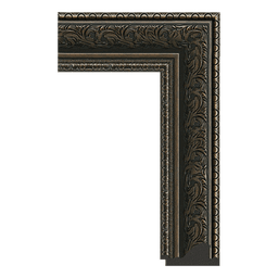 Ps Picture Frame Moulding,1539-A189,9.36W BRONZE Picture Frame Moulding
