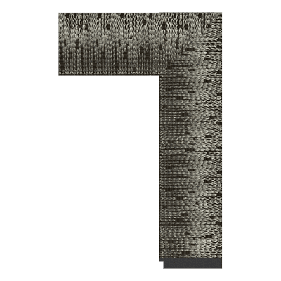 469-II-032 — 10.16cm Bronze PS Bilderrahmenleiste