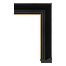 Ps Picture Frame Moulding,2219-088T,7.36W BLACK Picture Frame Moulding