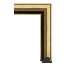 Ps Picture Frame Moulding,3028-L18G,6.74W GOLD Picture Frame Moulding