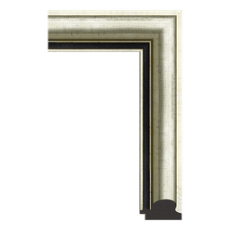 Ps Picture Frame Moulding,3028-L18S,6.74W SILVER Picture Frame Moulding