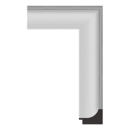 Ps Picture Frame Moulding,3179-2156,6.73W SILVER Picture Frame Moulding