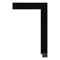 Ps Picture Frame Moulding,3237-06T,2.7W BLACK Picture Frame Moulding