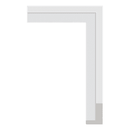 Ps Picture Frame Moulding,747-W1(BASE),4.1W WHITE Picture Frame Moulding
