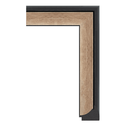 Ps Picture Frame Moulding,8032-M1T,6.1W BRONZE Picture Frame Moulding