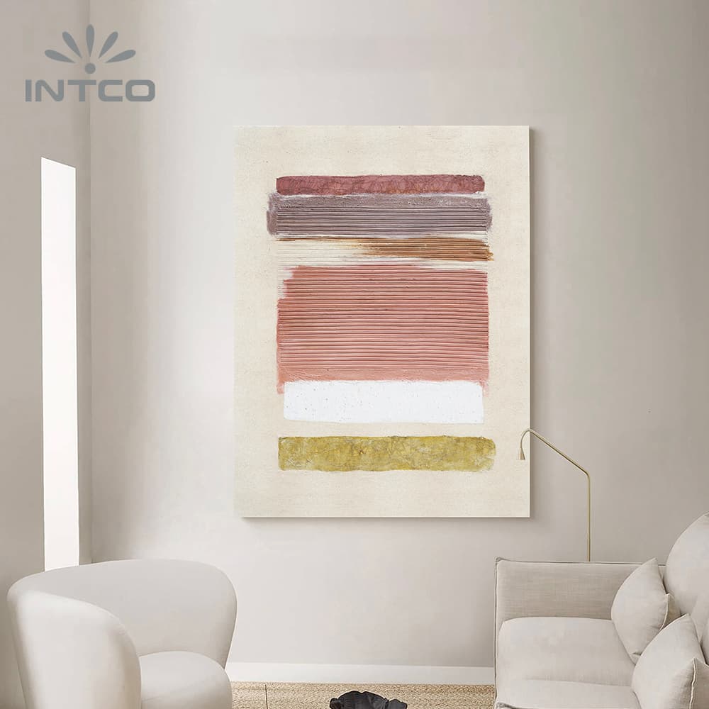 30”x40” Abstract Hand Painted Canvas Art