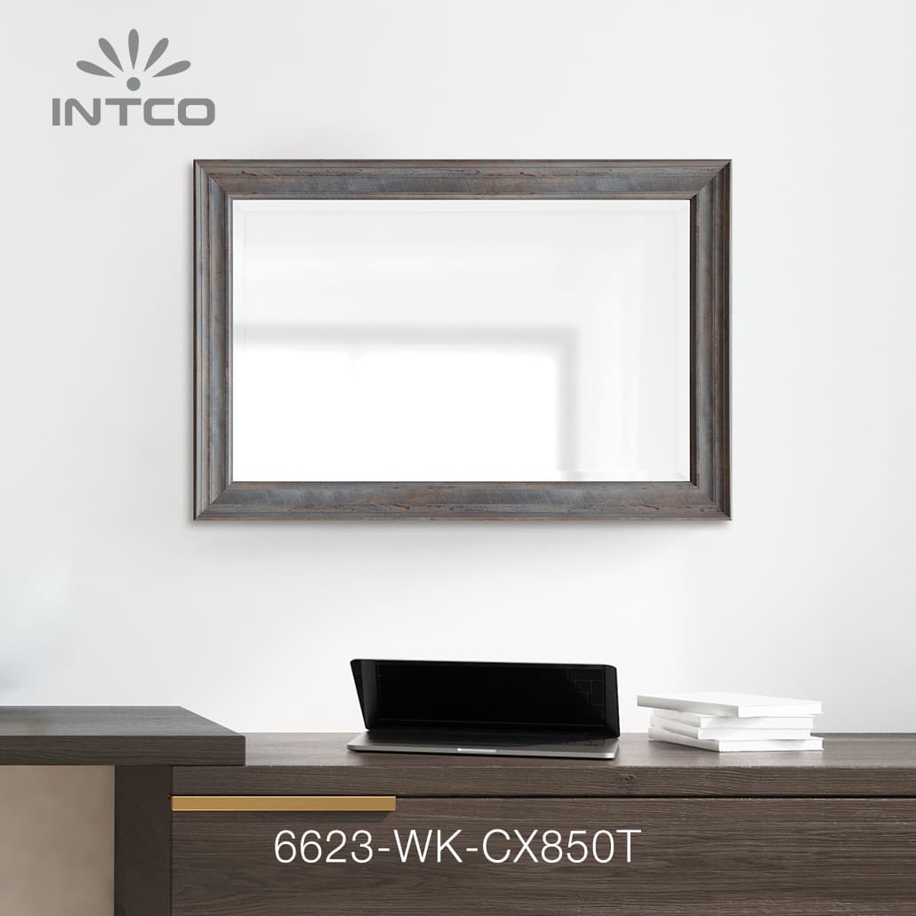 rustic wood mirror frame for wall decor