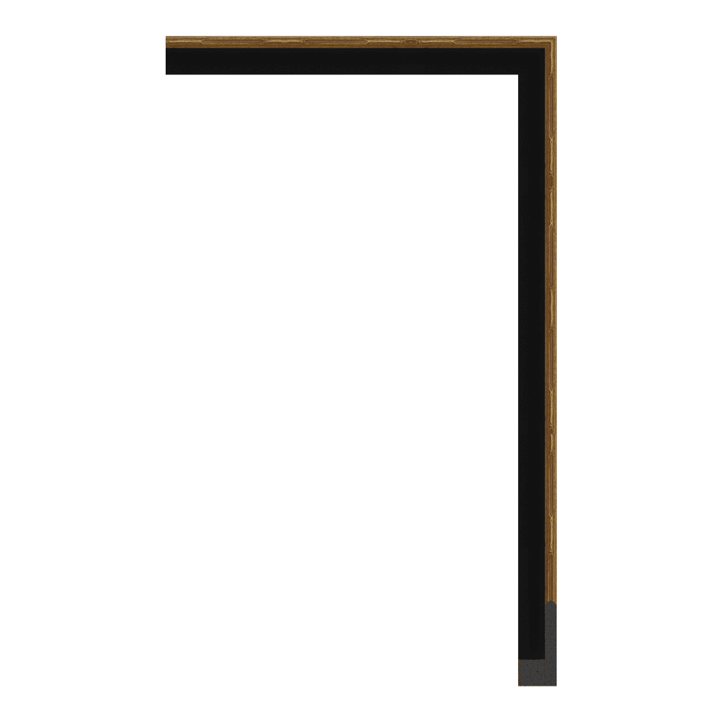 P7802-E-72G — 2.3cm Gold PS Bilderrahmenleiste