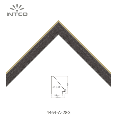 4464-A-28G — 3.81cm Natural PS Moldura para Quadro
