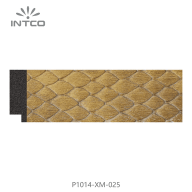 P1014-XM-025 — 4.06cm Gold PS Bilderrahmenleiste