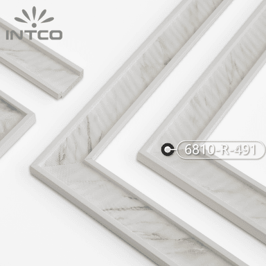 6810-R-491 — 3.8cm Branco PS Moldura para Quadro
