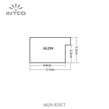 6629-820CT — 5.1cm Natur PS Bilderrahmenleiste