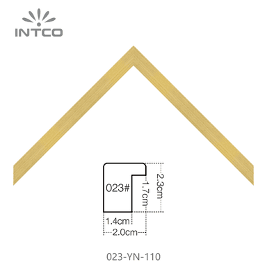 023-YN-110 — 1.95cm Gold PS Bilderrahmenleiste