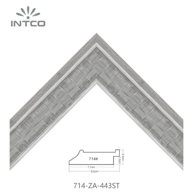 714-ZA-443ST — 8cm PS Bilderrahmenleiste