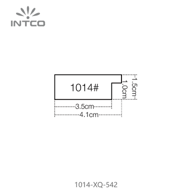 1014-XQ-542 — 4.06cm PS Baguette d'Encadrement