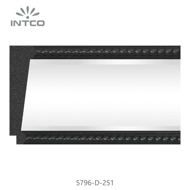 5796-D-251 — 7.75cm Negro PS Moldura para Marco de Fotos