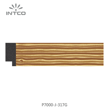 P7000-J-317G — 3.18cm Gold PS Bilderrahmenleiste