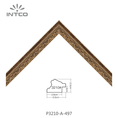 P3210-A-497 — 3.5cm Bronze PS Bilderrahmenleiste