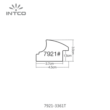 7921-3361T — 4.5cm PS Bilderrahmenleiste
